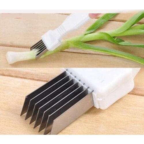 Kitchen Handle Type Onion Chopper Scallion And Shallot Color random