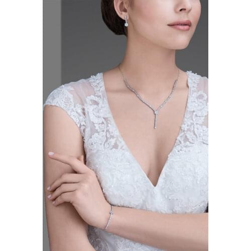 GOLD DIAMOND SET SPECIAL DESIGN WOMEN NECKLACE BRACELET VALENTINES DAY SPECIAL DAY GIFT SPECIAL BOXED