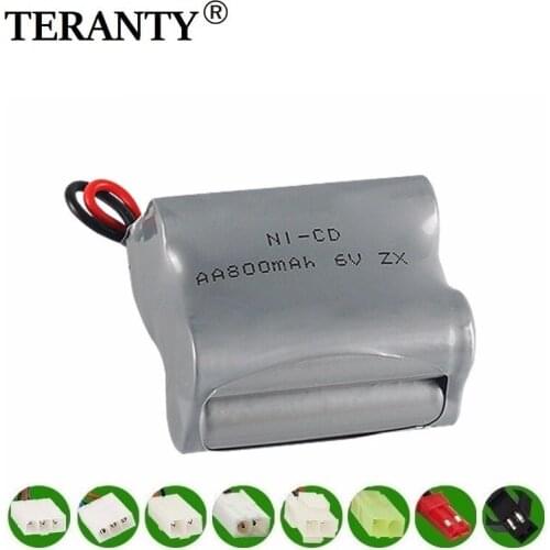 SM Model ) 6v 800mah NiCD Battery For Rc toys Cars Tanks Robots RC 2877 3831 Boat 6v Rechargeable Battery NI-CD AA Battery Pack