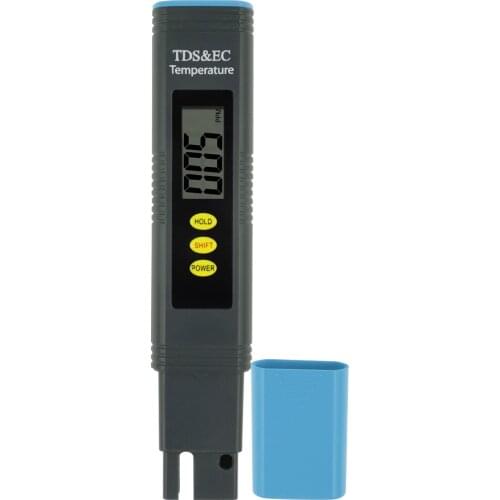 Pentype 2-in-1 TDS / EC Meter Water Quality Temperature Tester w/ ATC for Water Analysis Hydroponics Aquaculture