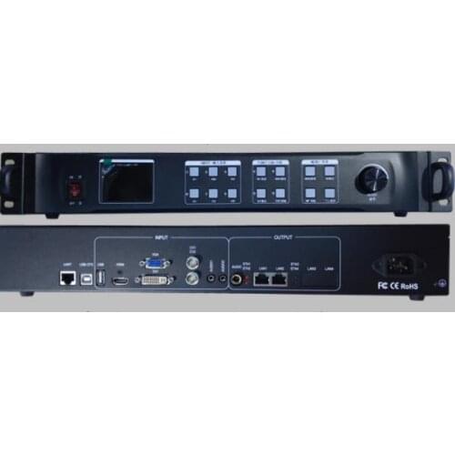KYSTAR KS800 KS800E full color led screen video processor comes with DVI VGA HDMI CVBS Audio ports supports 2560*1536pixels