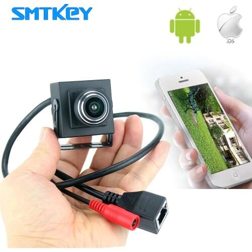 Wide View 1080P 4MP 5MP Micro Mini IP Camera Wide Angle 1.8mm Lens Wired onvif IP Camera for Smartphone APP
