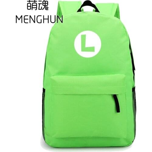 Super mario brothers concept backpack Mario Luigi backpacksgame fans gift NB063-1