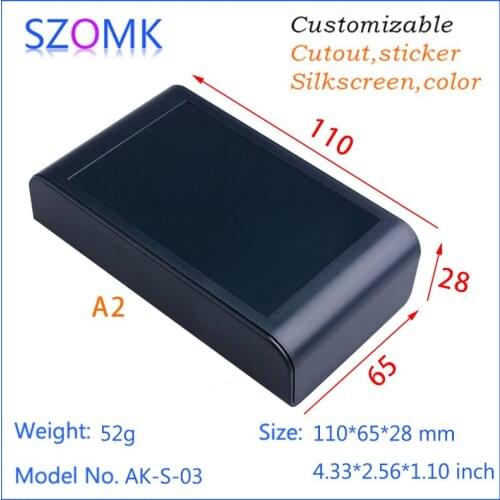 Szomk hot selling small size abs plastic enclosure electronics distribution box for electrial equipment 10 piece a lot