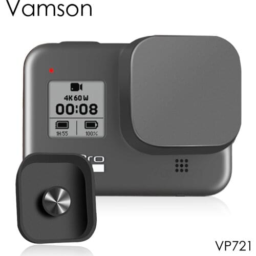 Vamson Protective Cap for GoPro Hero 8 Black Action Camera Protector Lens Cap Cover for Go pro 8 Action Camera Accessory VP721