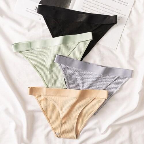 3 Pcs/lot Cotton Panties Female Underpants Sexy for Women Briefs Comfortable Solid Color Underwear Low Waist ladies Lingerie