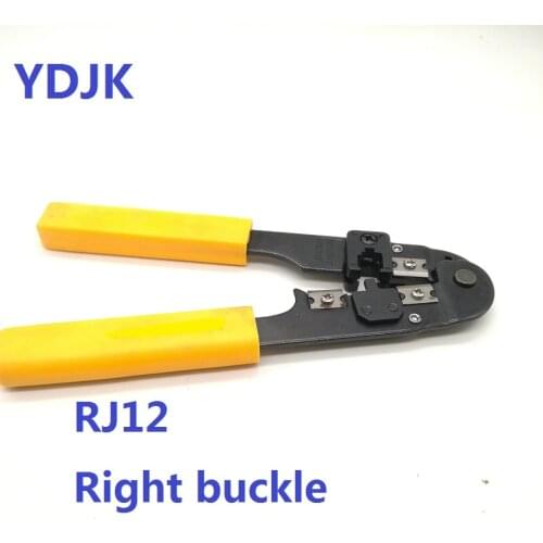 1PCS RJ12 6P6C Right buckle crystal head special crimping pliers right Slanting head data line crimper pliers for LEGO NTX EV3