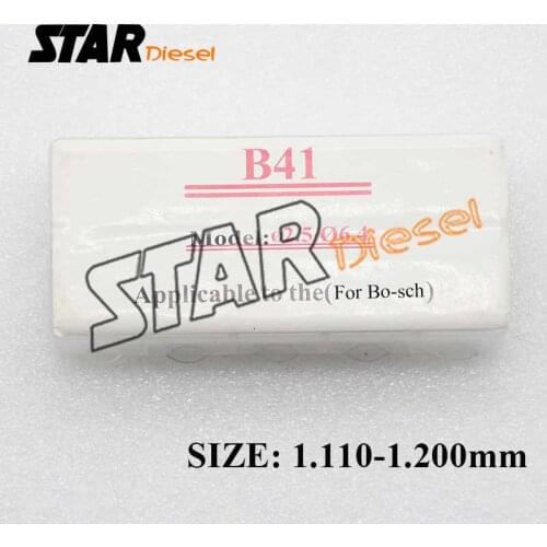 B41(1.110-1.200) Injector Gasket Valve Adjusting Shims and Washers for Injectors,50 pieces/set common rail spare parts