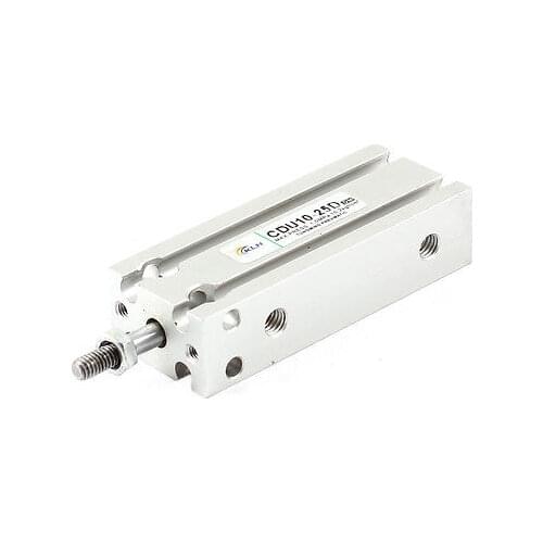 CDU10-25D 10mm Bore 25mm Stroke Double Actuator Single Rod Air Cylinder Free Shipping