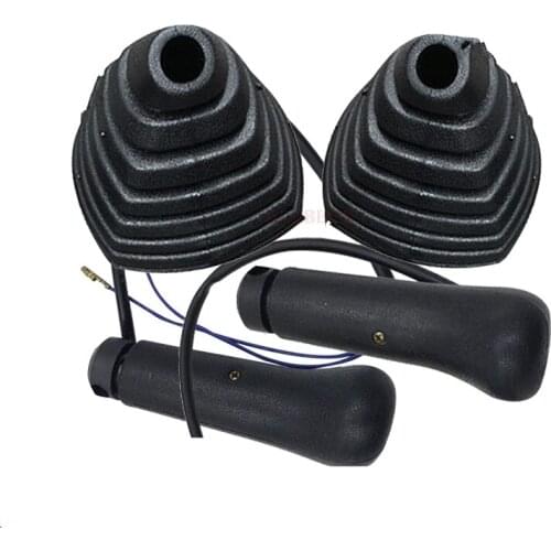 For CATERPILLAR 320B/C/D Excavator Joystick handle Rubber horn side weightlifting side Lever dust-proof set Excavator accessory