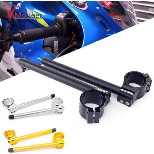For HONDA CBR250R 2011-2013 CBR300R 2014-2018 Racing Adjustable 37mm Clip On Ons Fork Handlebars Split Handle Bar Cafe Racer