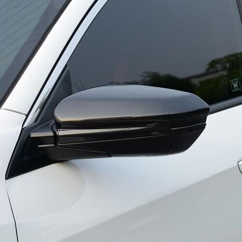 For Honda Insight 2018 2019 ABS Chrome and Carbon fibre Car rearview mirror cover Cover Trim car styling Accessories