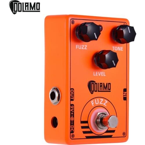 Dolamo D-2 FUZZ Guitar Effect Pedal with True Bypass for Electric Guitar pedal guitar effect pedal guitar accessories