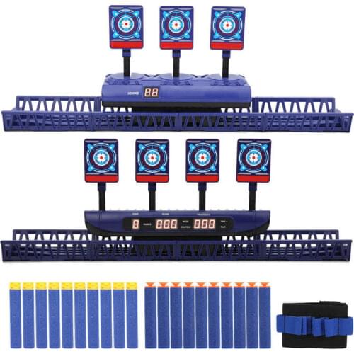 Precision Scoring Auto Reset Electric Target For Toys Outdoor Sports Fun Toys EVA Bullet Gun Toy Accessories Kids Gift