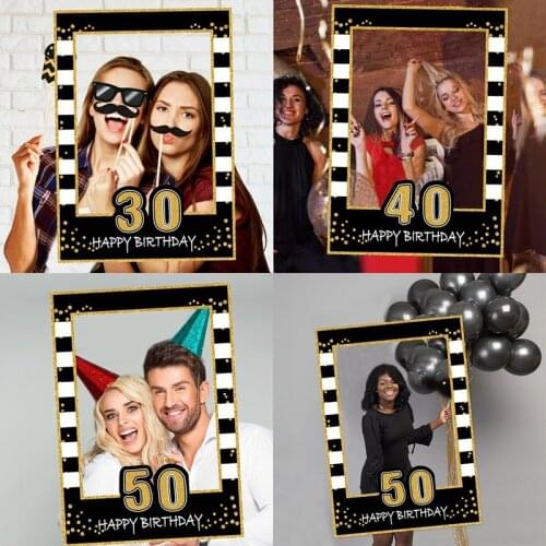 Happy Birthday Decoration Balloons 30 40 50 60 Birthday Party Decorations Adult Helium Balloon Foil Latex Balloon Accessories