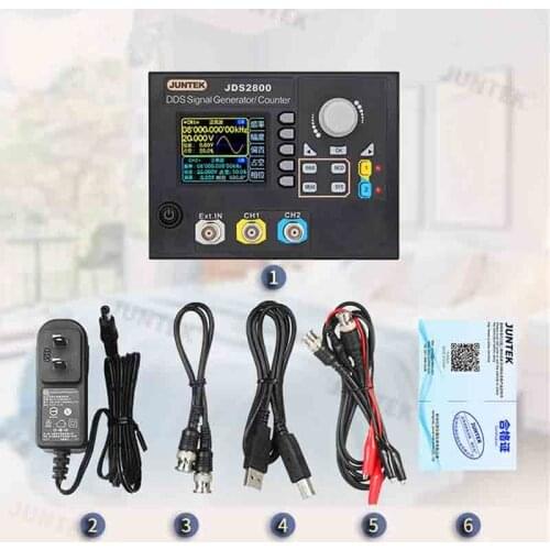 JDS2800 15MHZ 40MHZ 60MHZ Digital 2-channel DDS Function Arbitrary Waveform Signal Generator Sweep Generator Tester
