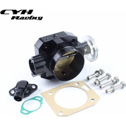 70MM Aluminum Intake Manifold Throttle Body + TPS For Honda Civic B-Series B16 B18 Engines EG EK Acura Integra