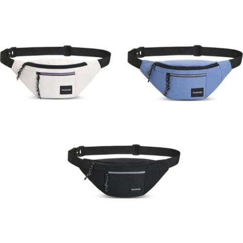 N7MF Fashion Men Waist Bag Fanny Pack Pouch Sport Belt Hip Chest Crossbody Shoulder Purse