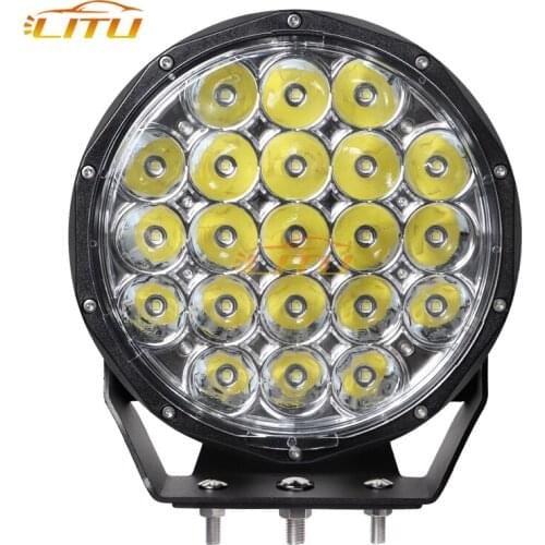 Factory Wholesale 9 inch 105W 12V 24V Circle LED Driving Headlight with Brightness Lighting for Auto/Offroad/Truck