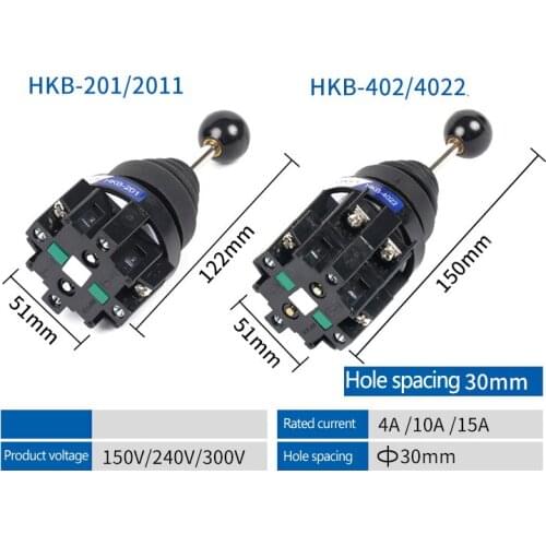 Cross rocker switch, two to four to the complex of self-locking HKA1 Lord C22 12 aperture 30 mm voltage 150 v, 240 v / 600 v