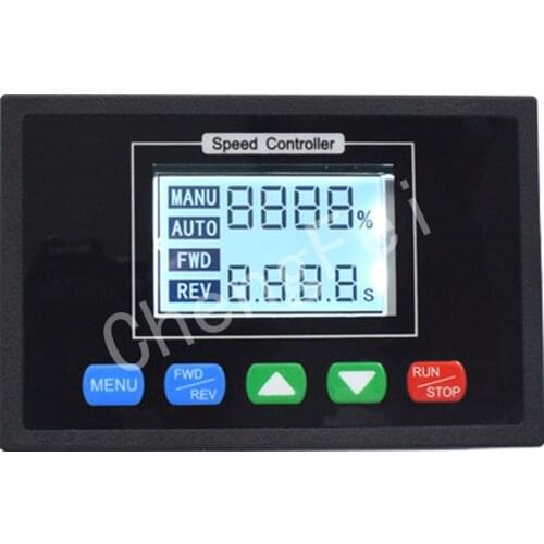 "Fully automatic DC motor speed controller, timing forward and reverse, manual and automatic dual mode, tachometer 12V24V36 "