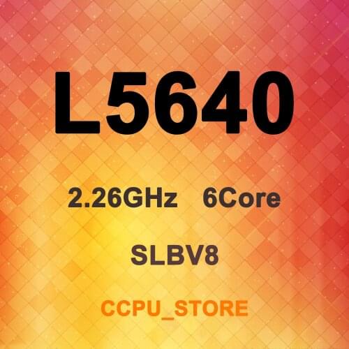 Intel Xeon L5640 SLBV8 2.26GHz 6Core 12Thread 12MB 60W LGA1366 CPU Processor