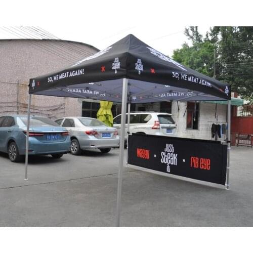 Professional 40*40*2.0mm Aluminum Frame 3m * 3m Outdoor Party Gazebo Tent Event Marquee With Double-side Printing Support Bar
