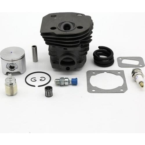 HUNDURE 44MM Cylinder Piston Gasket Compression Release Valve Kit For HUSQVARNA 350 346 351 353 Chainsaw Engine Motor Parts