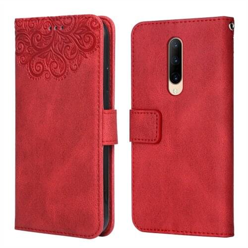 Luxury Leather Case for OnePlus 8 Flower Embossing Wallet Flip Phone Case for OnePlus8 1+8 Card Slot Funda