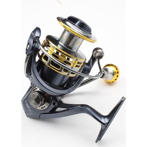 2017 Kawa Spinning Fishing Reel Ball type knob 2000 3000 4000 5000 Series Wheel 9+1 Bearing Graphite Body Metal Spool Alloy Knob