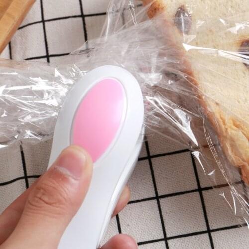 Manual Mini Portable Plastic Sealing Machines for plastic Snacks bags Package Cilps Heat Sealer Vacuum Resealer Kitchen Storage