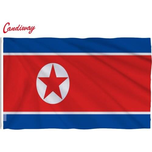 North Korea Country Flag 3 x 5 foots International Banner Home Decoration NN081