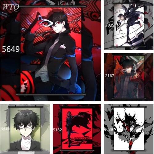 Shin Megami Tensei Persona 5 Joker Akira Kurusu Anime Posters Wall Poster Canvas Painting Wall Art Picture Room Decor Home Decor