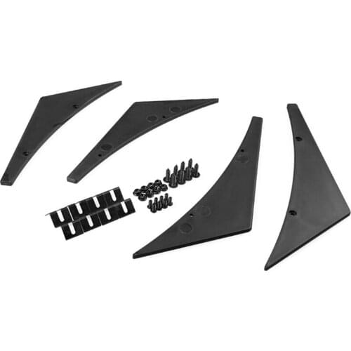 Universal Car Front Bumper Lip Splitter Auto Body Kit Car Spoiler Canards Valence Chin accessory