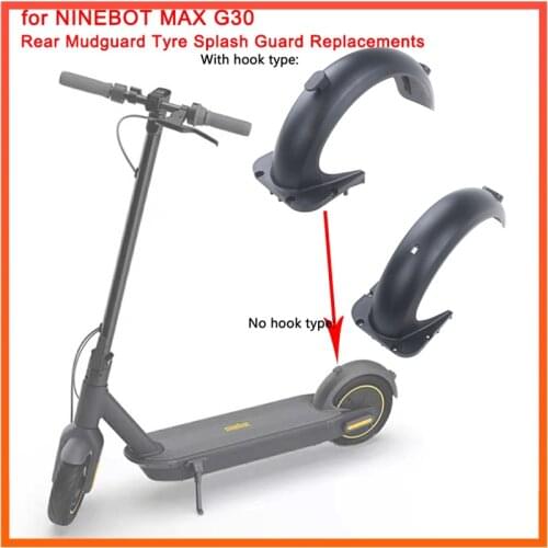 Rear Fender For Ninebot Max G30 G30D Electric Scooter Rear Mudguard Tyre Splash Guard Replacements Parts