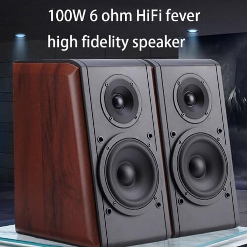 100W 6 ohm passive speaker hifi high fidelity enthusiast home bookshelf audio desktop 2.0 channel speaker 6.5 inch bass DM1