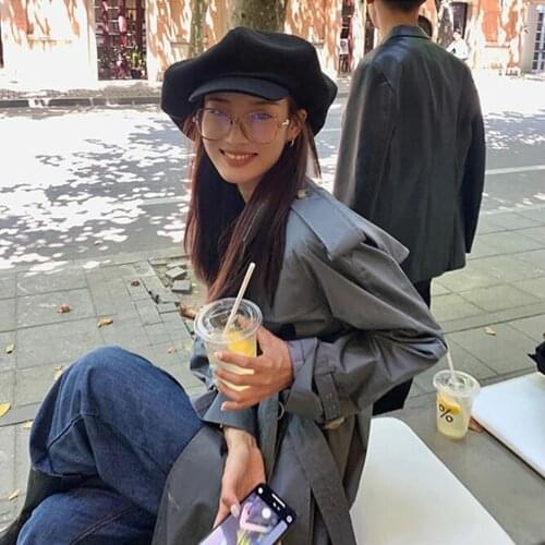 Hepburn Oversize Japanese Women Spring Octagonal Hat Hats Stylish Painter Newsboy Caps Painter Cloud Shape Beret Hats Gorro