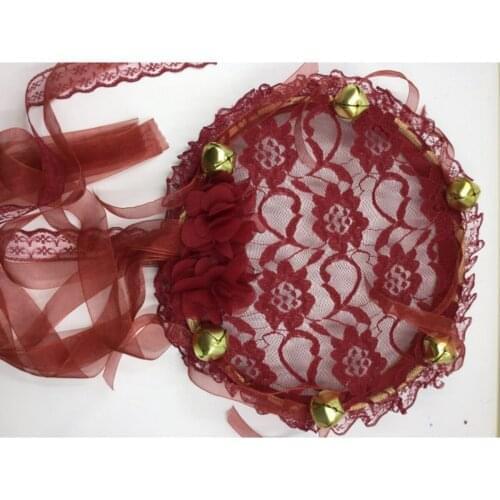 Burgundy Lace Tambourine Small Size хна для мехенди henna bride veil welon