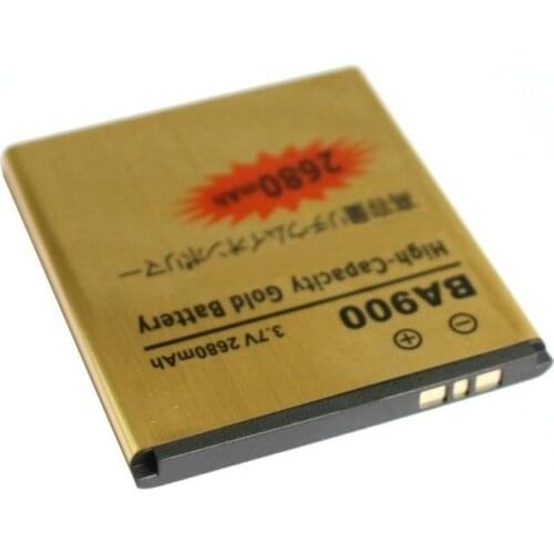 Ciszean 5pcs/lot 2680mAh BA900 Gold Replacement Battery For E1 J L M TX LT29/i ST26i/a S36h C2104 C1904 SO-04D AB-0500