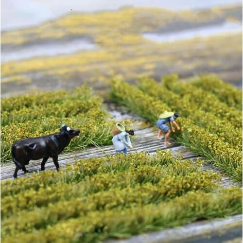 1:72-1:87 Model Grass HO Model Train Layout Diorama Sand Table DIY Miniature Landscape Material