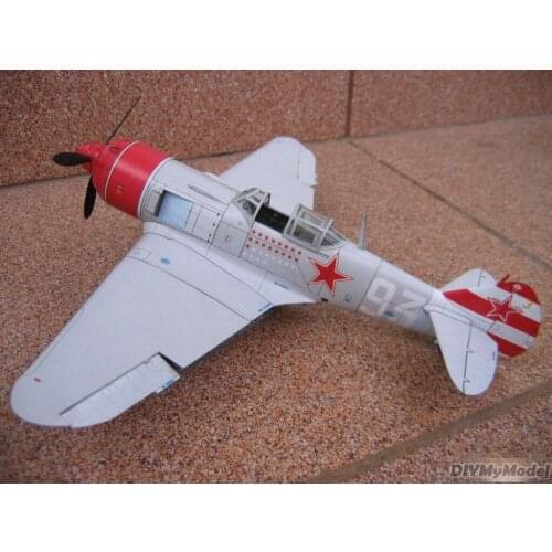 DIYMyModeI Wak 06-04 Soviet ra-7 fighter DIY Handcraft Paper Model KIT Handmade Toy Puzzles Gift Movie props