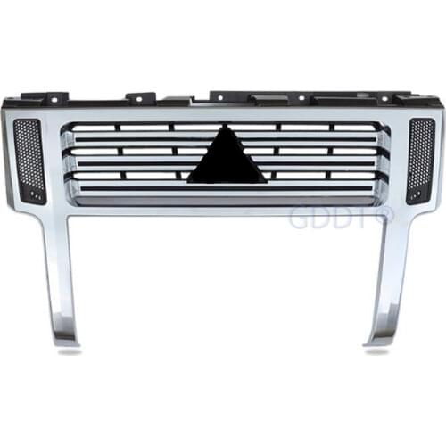 2007-2020 Chrome Grille for Pajero V97 Bumper Net for Montero V93 Bumper Lip V95 V87 Bumper Cover License Holder V98
