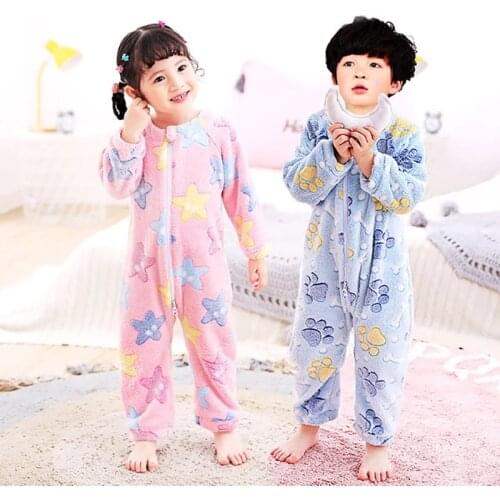 2020 New Girls Autumn Winter Sleeping Bag Kids Baby Boy Costume Children Baby Sleeping Bag Toddler Girls Clothes Romper 2 to 4 Y