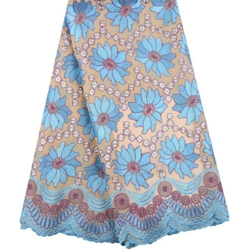 New Beautiful Flowers High Quality Swiss Voile Lace 2019 African Swiss Voile Lace In Switzerland For Clothes Free Shipping 1558
