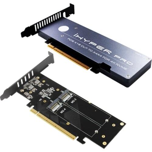 M.2 X16 TO 4X NVME PCIE3.0 GEN3 X16 TO 4*NVME RAID CARD Expansion VROC CARD 4XX4 831D