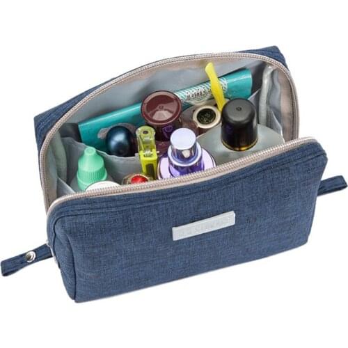 Casual Travel Women Cosmetic Bag Zipper Make Up Portable Makeup Case Organizer Storage Pouch Toiletry Beauty Wash Kit Bath Bags