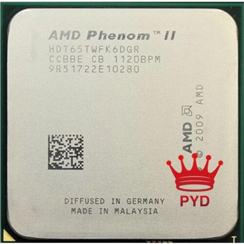 AMD Phenom II X6 1065T 1065 2.9G 95W Six-Core CPU processor HDT65TWFK6DGR Socket AM3