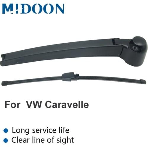 MIDOON Rear Wiper Arm & Blade for Volkswagen Caravelle T5 2003 2004 2005 2006 2007 2008 2009 2010 2011 2012 2013