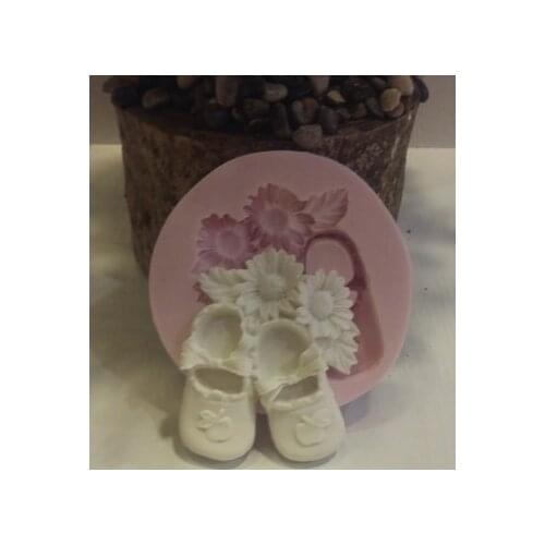 Floral Shoes Silicone Mold