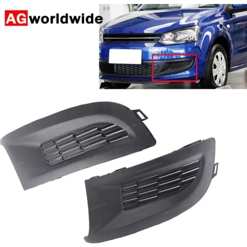Car Styling Fog Light Frame Lower Grill Front Bumper Lower Grille Grill For VW POLO 2011 2012 2013